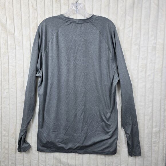 Public Rec Men’s Gray Go-To Crew Long Sleeve T-Shirt Size L - Picture 6 of 10